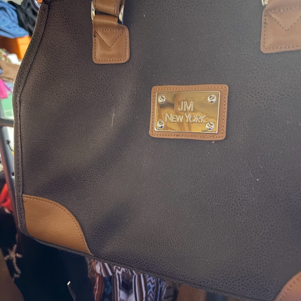 SM New York Elegant Brown Tote Bag